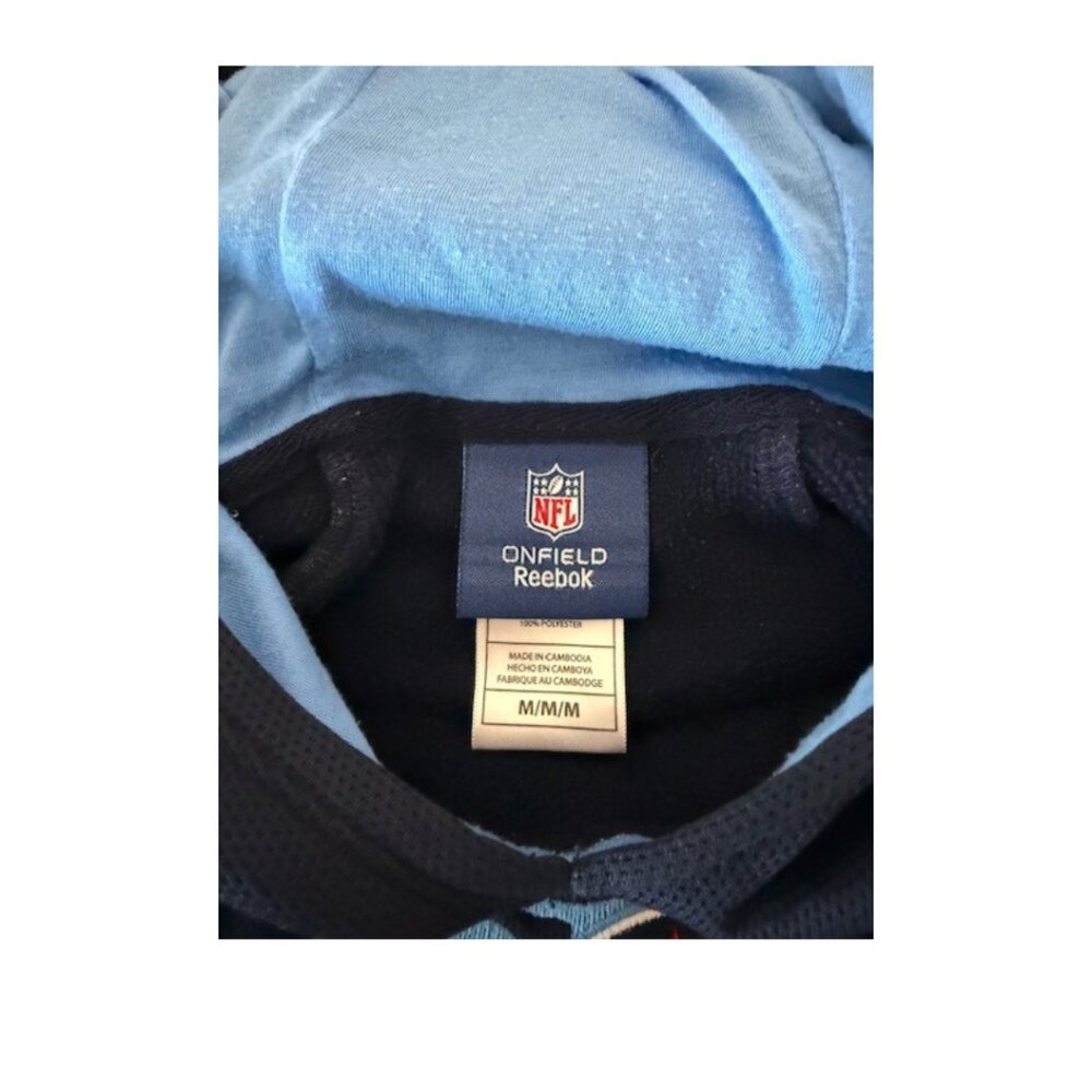 Tennessee Titans NFL Onfield Reebok Hoodie Size M Official Team Gear - Picture 3 of 8